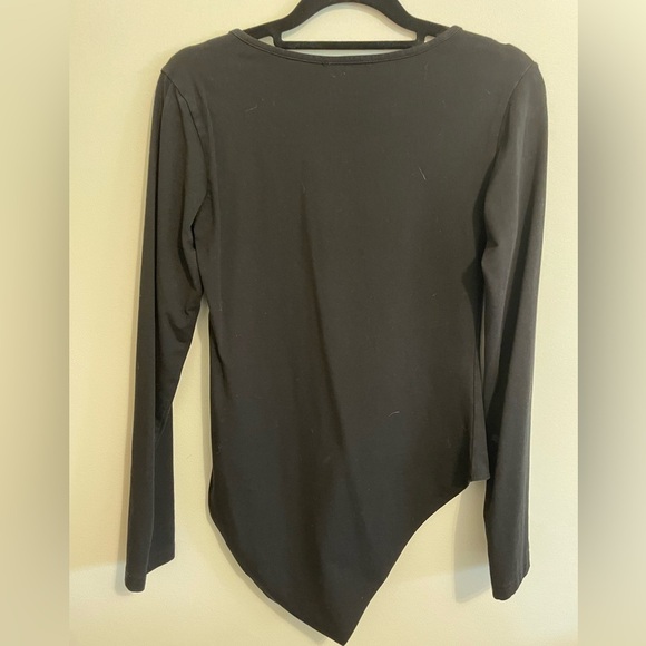 MANGOPOP- black long sleeve bodysuit - Picture 2 of 3